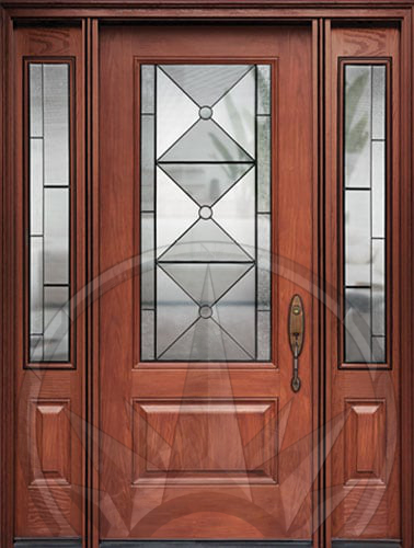 Belocchio decorative glass door