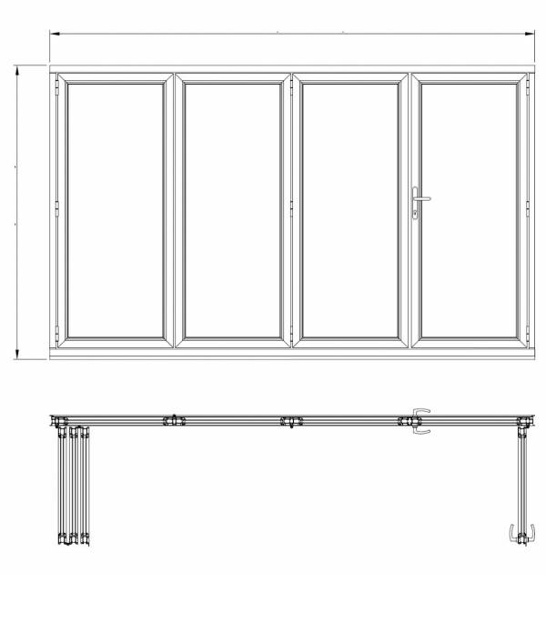 Fiberglass Bifolding Doors NorthView Windows and Doors